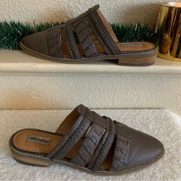 NOT RATED Monty Mule Faux Leather Slip On Pointed Toe Women’s Size 8.5 - Picture 2 of 11